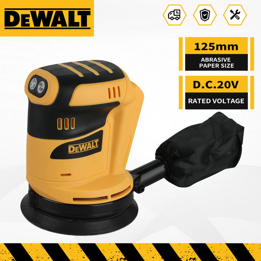 DEWALT 18V Lithium-Ion Cordless Random Orbital Sander, Rechargeable Polishing Tool for Woodworking Putty Finishing