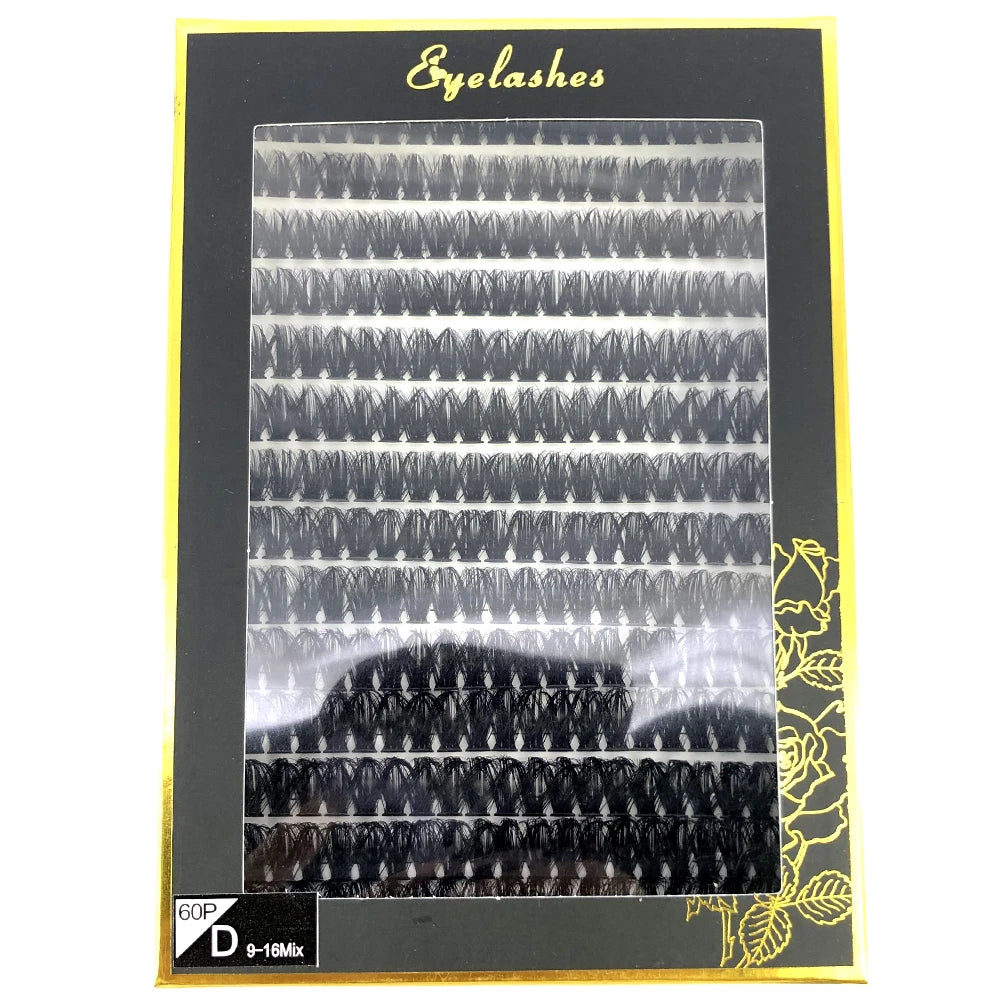 AMSDCN 100/280 clusters 30D 40D 60D 80D curly eyelashes naturally soft DIY makeup false eyelashes