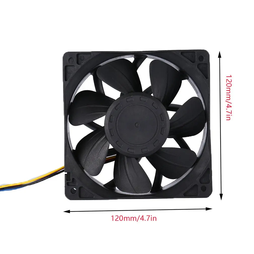 2026 Hot Miner Cooling Fan For Antminer Bitmain S7 S9 4-Pin Connector Brushless Replacement DC 12V 5.0A Cooler Fan Low Noise