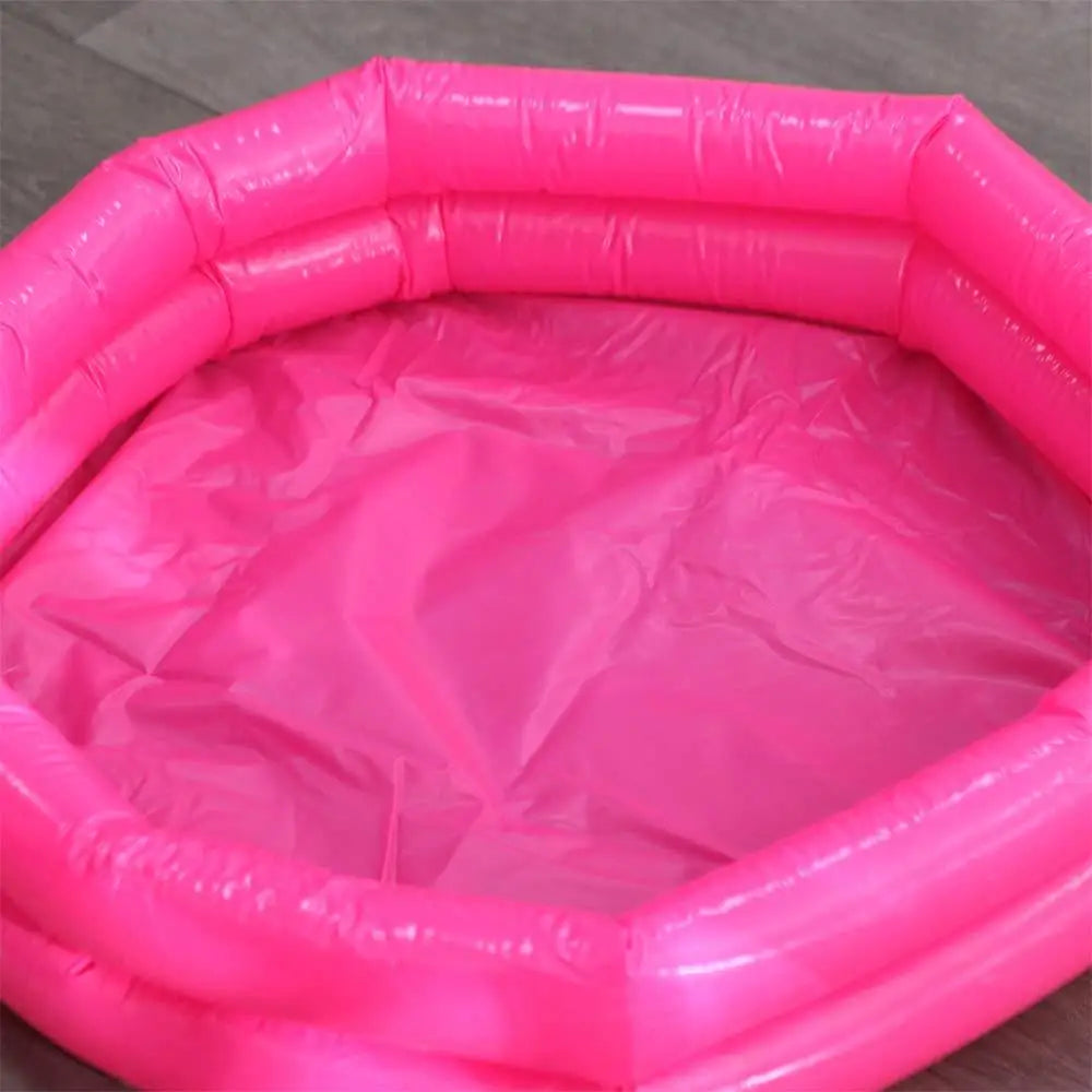 Portable Summer Inflatable Swimming Pool 60cm PVC Baby Swimming Pool Round Outdoor Play Water Bathtub for Kids