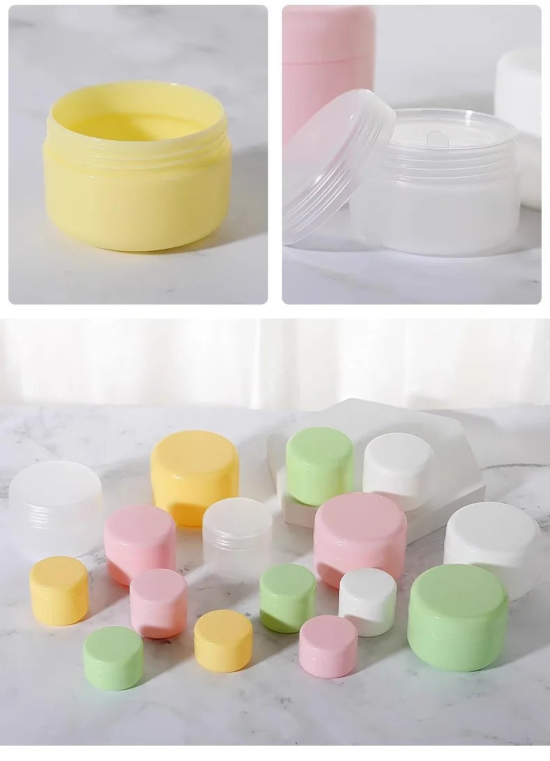 20/30/50/100g Multi-color Cream Bottle Cream Box Sample Bottle Lotion Cosmetic Container Refillable Bottles Empty Makeup Jar