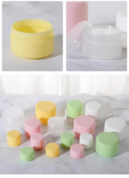 20/30/50/100g Multi-color Cream Bottle Cream Box Sample Bottle Lotion Cosmetic Container Refillable Bottles Empty Makeup Jar