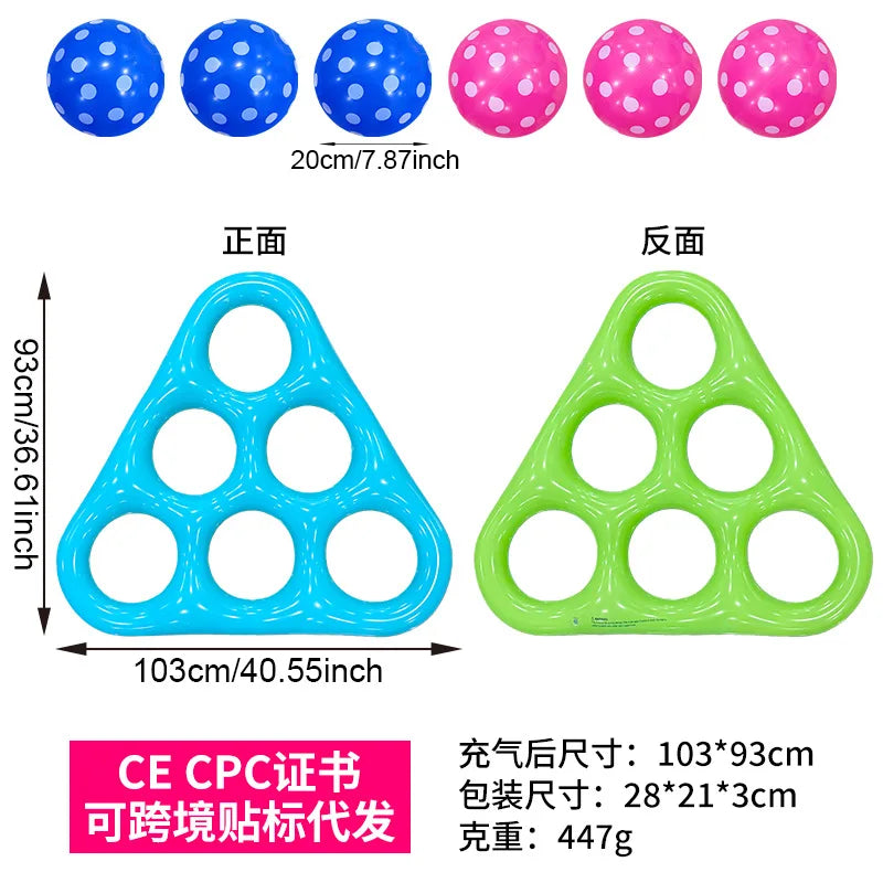 Pool Toys Inflatable Game Giant Outdoor Floating Game Swimming Pool Games for Kids Adults Teens Family Pool Beach Lawn Camping