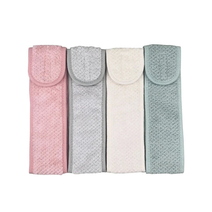 Adjustable Makeup Headband Soft Fleece Face Wash Towel Bath Spa Facial Hairband Skincare Beauty Head Wrap Accessory