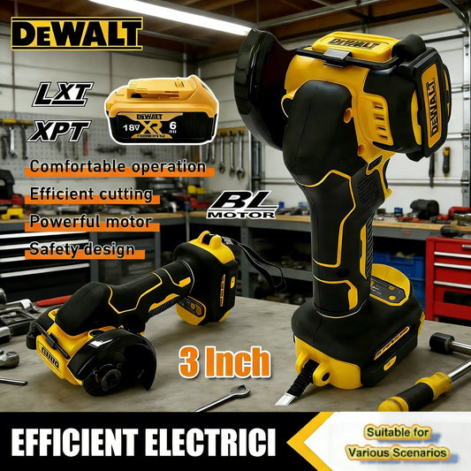 DEWALT 3 Inch Mini Angle Grinder Cordless Polishing Grinding Machine Electric Cutting Power Tools For Dewalt 20V 18V Battery