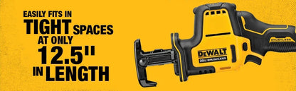 DEWALT DCS369 20V Reciprocating Saw,One-Handed,Cordless,The Multi - Tasking Powerhouse for Swift Wood,Metal & Pipe Cutting
