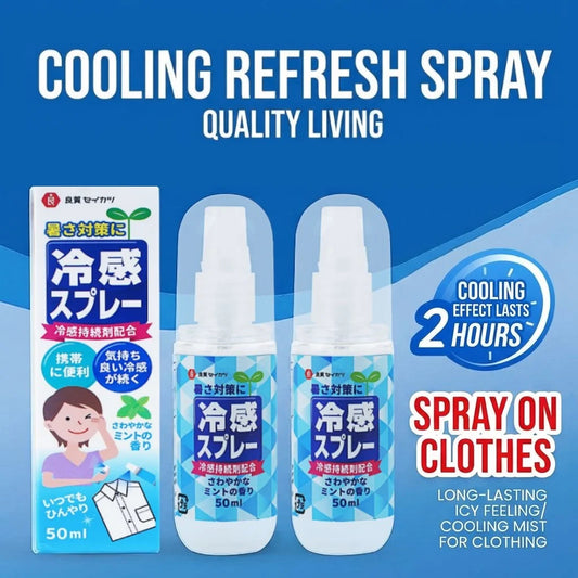 Instant Cooling Spray for Clothes Sun Protection Anti-Heat Cooling Spray Summer Outdoor Travel Daily Cooling Essentials