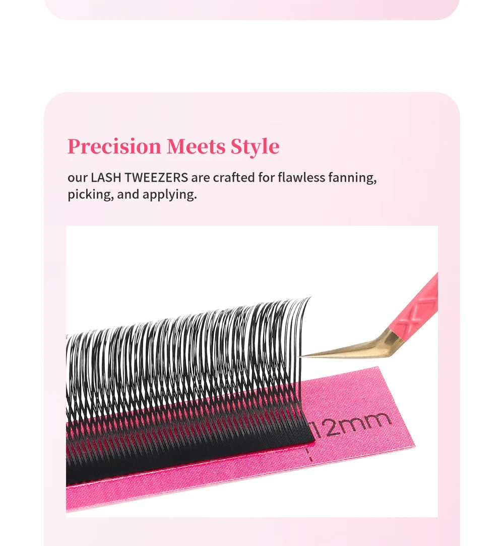 Bella moça Lash Tweezers Stainless Steel Eyelash Nail Tools Accurate Tweezers Nippers Pointed Clip Set Makeup Tools