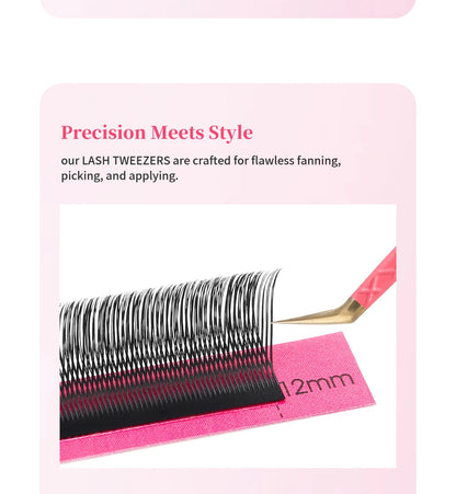 Bella moça Lash Tweezers Stainless Steel Eyelash Nail Tools Accurate Tweezers Nippers Pointed Clip Set Makeup Tools