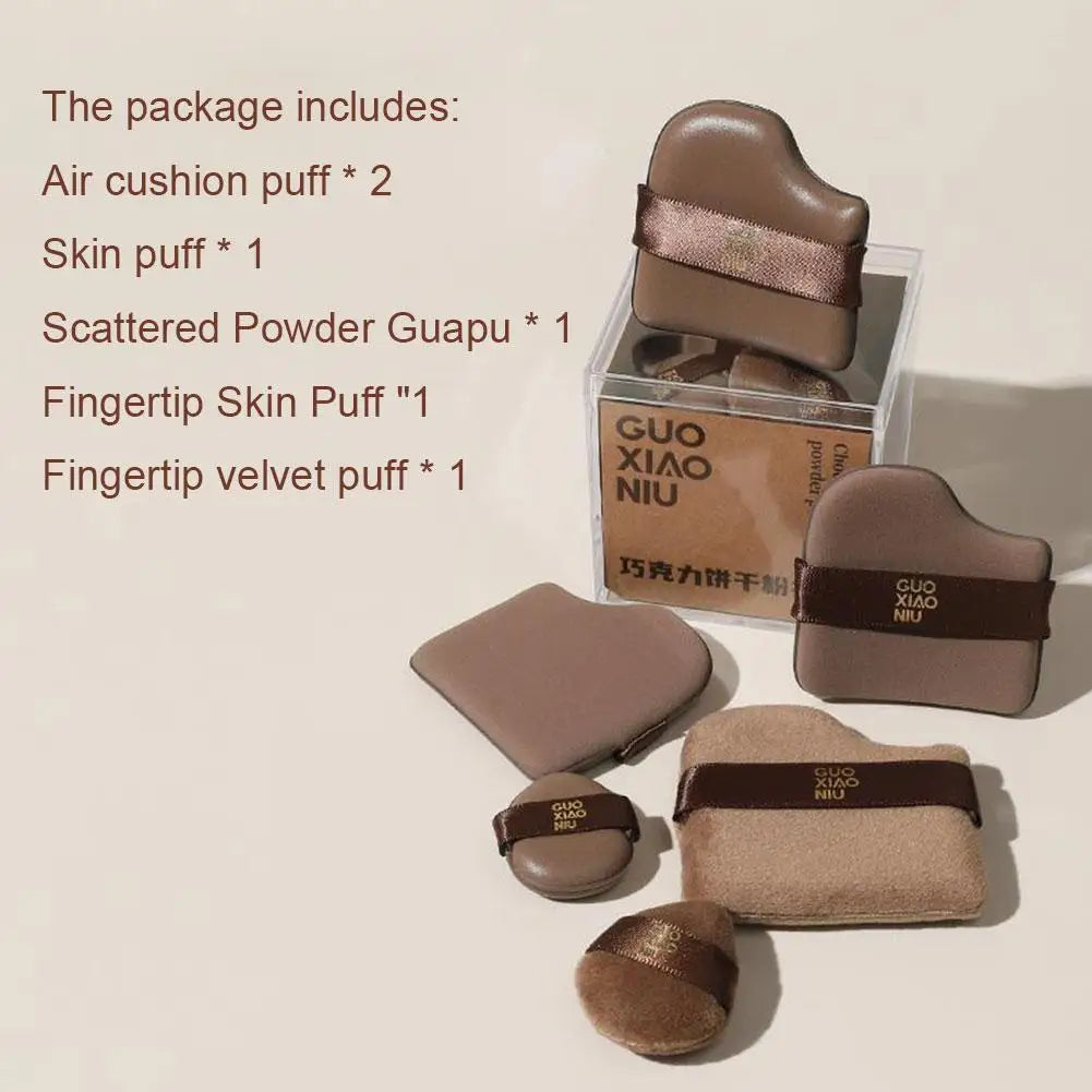 Chocolate Cookies Powder Puff Facial Makeup Sponge Soft Velvet Cosmetics Puff Mixer Beauty Foundation Make-Up Sponge Makeup