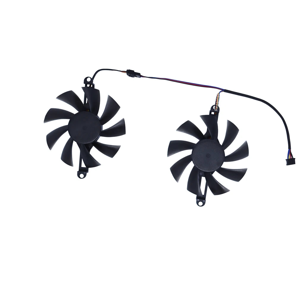 Graphics Cooler Video Card Fan For 51risc RX6600M RX580 8G,For 51RISC RX590 590 GME 8GB Gaming,2Pcs/Set,XY-D09015B