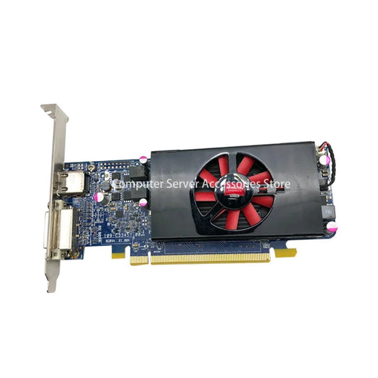 Original HD 7570 HD7570 1G Game Graphics Card D5 128bit Knife Card DVI+DP Supports 4K PCI-E 16X HD7570 Series Graphics Cards