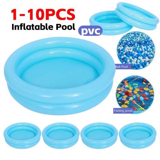 Fun Inflatable Swimming Pool Kids Outdoors  Round Garden Paddling for 0-3Y Baby Garden Playing Swimming Pool