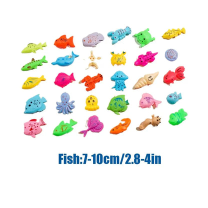 Children Bathtub Fishing Toy Swimming Bathing Pool Water Floating Fish Toy Parent-child Interactive Toys Game Children Toys new