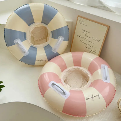 Rooxin Pool Float Swim Ring Tube Inflatable Swimming Seat Floating Ring Swimming Circle Beach Water Play Equipment