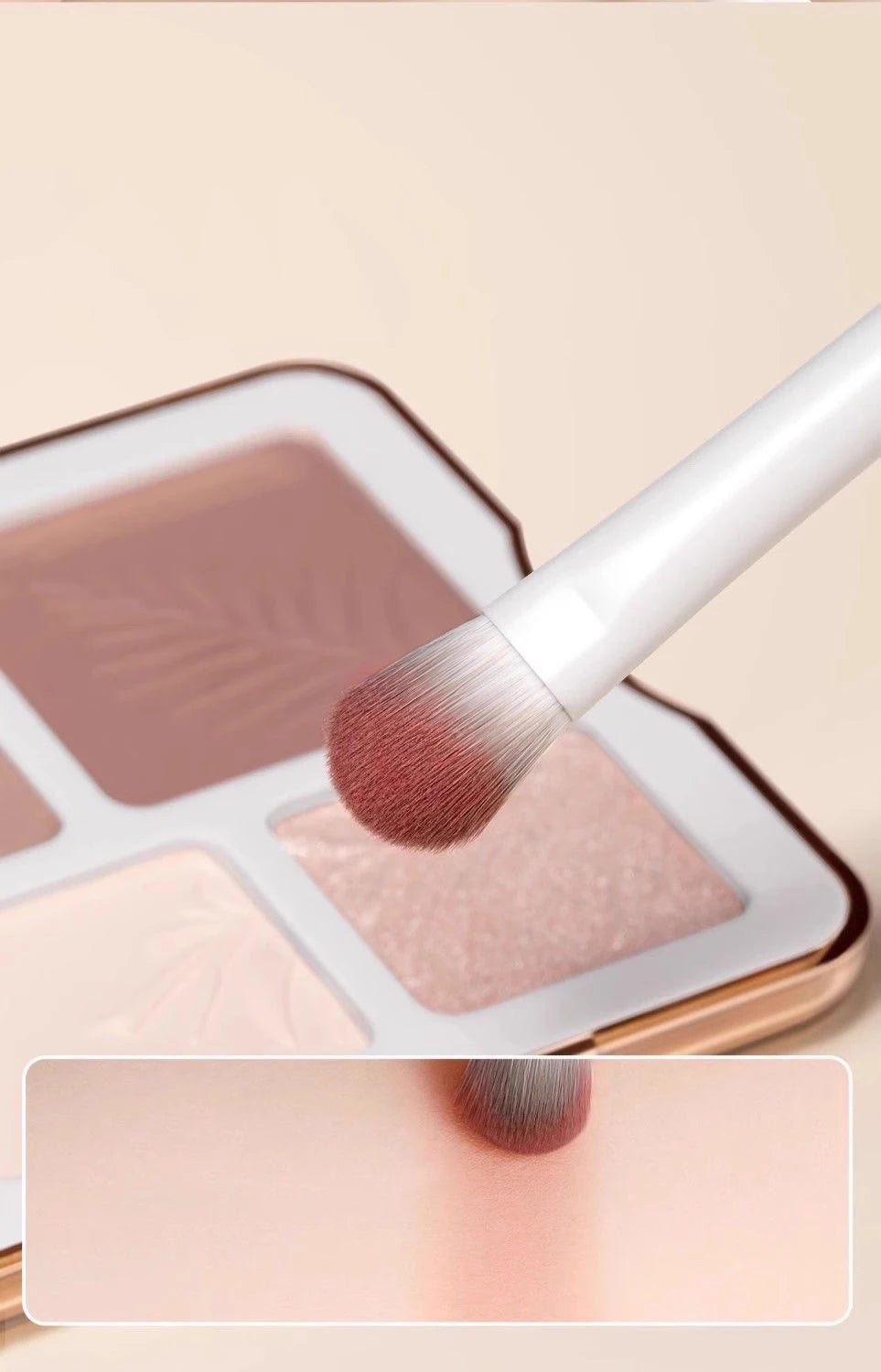 5/8/10pcs Natural Eye Makeup Brushes Set Detail Eyeshadow Brush Makeup Brush Kit White Ultra Soft Eyeshadow Eyeliner Makeup Tool