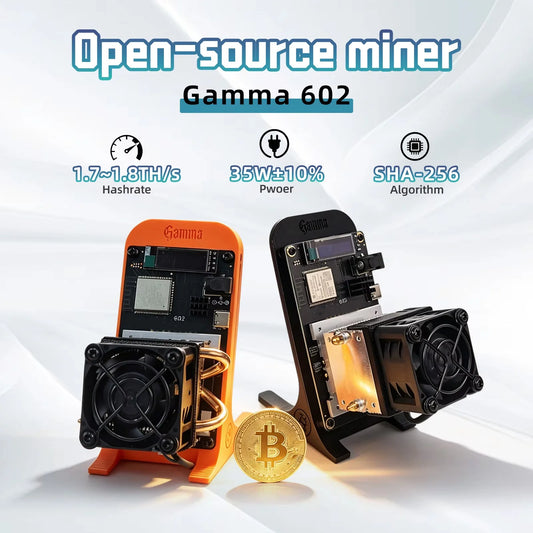 Gamma 602 Bitcoin Solo Mining Machine 1.7~1.8TH/s Open Source Lottery Miner Includes one Antminer BM1370 chip