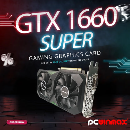 PCWINMAX New GeForce GTX 1660 Super 6GB Graphics Cards GDRR6 192Bit PCIE 3.0X16 Computer Gaming Gpu 1660S Video Card