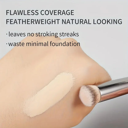 1pc Concealer Brush, Premium Nose Contour Kabuki Blusher Brushes, Flawless Under Eye Dense Face Makeup Brush for Blending Liquid