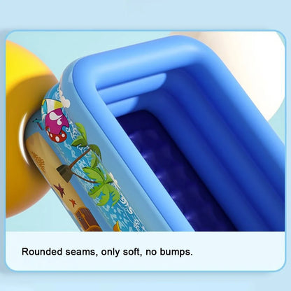 Inflatable Swimming Pool Large Family Pool Thicken Rectangle Framed Children Swimming Pool Summer Outdoor Pool Baby Bathtub Toys