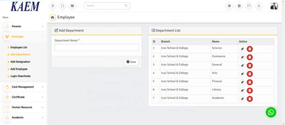 High End School Management Software System with customizations and third Party Software and hardware integrations