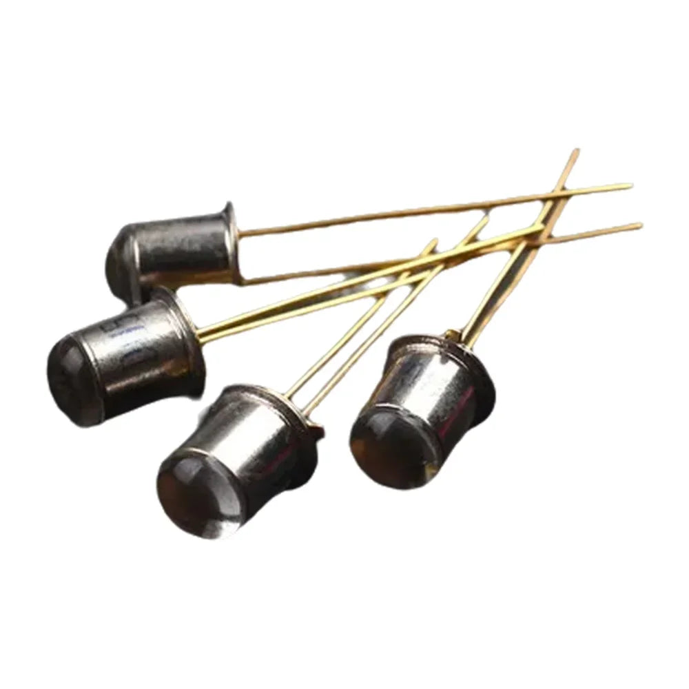 10 pcs 3DU5C Metal Encapsulated Silicon Phototransistor Transistor 3DU5C Silicon Phototransistor Transistor 2-feet Metal Package