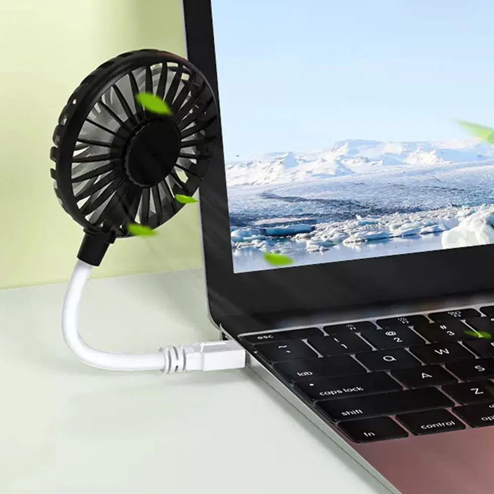 Mute Cooling Fan Summer Portable Fan Mini USB Fan Plug And Play Student Dormitory Cooler Accessories For Power Bank Laptop PC