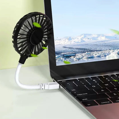 Mute Cooling Fan Summer Portable Fan Mini USB Fan Plug And Play Student Dormitory Cooler Accessories For Power Bank Laptop PC