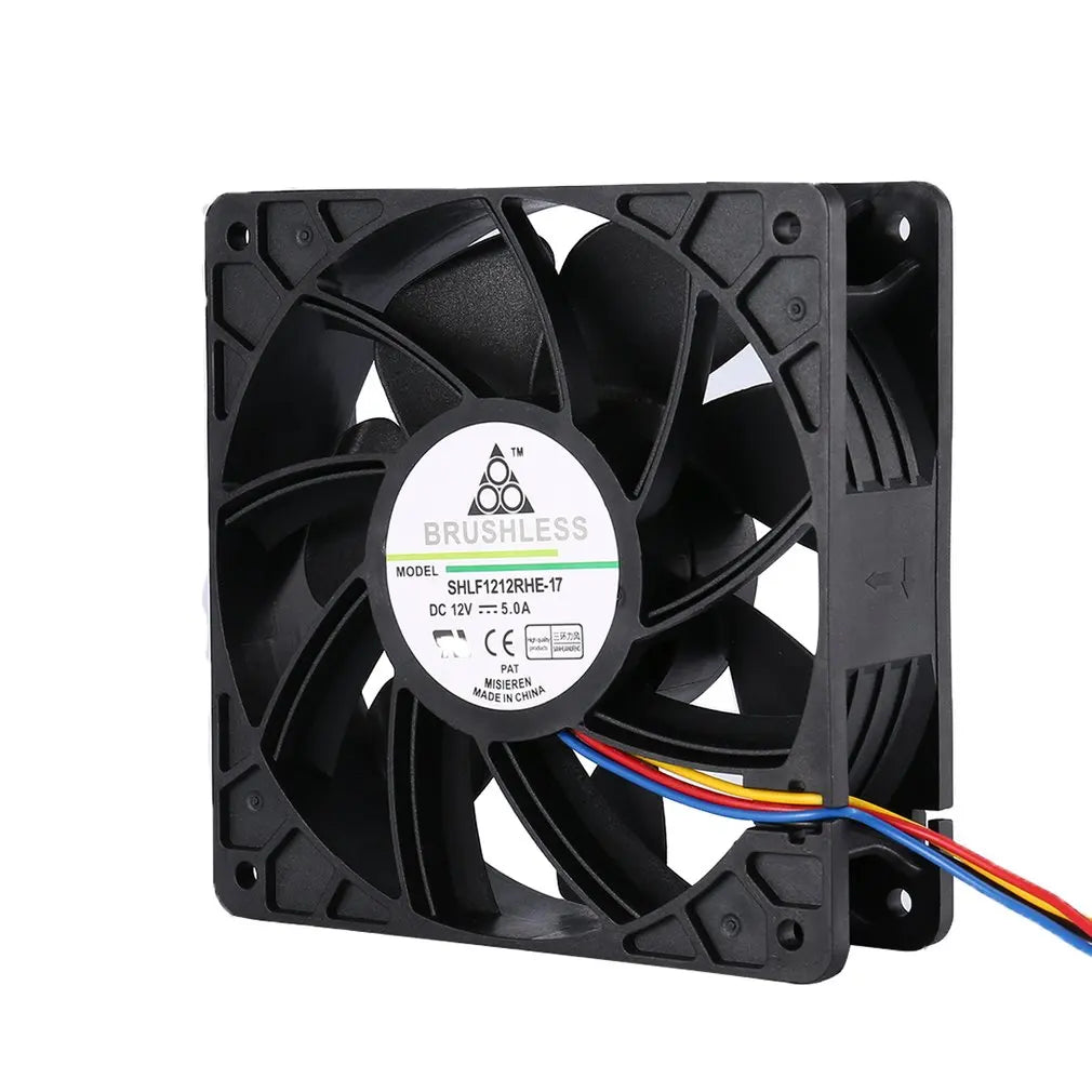 2026 Hot Miner Cooling Fan For Antminer Bitmain S7 S9 4-Pin Connector Brushless Replacement DC 12V 5.0A Cooler Fan Low Noise