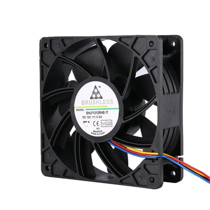 2026 Hot Miner Cooling Fan For Antminer Bitmain S7 S9 4-Pin Connector Brushless Replacement DC 12V 5.0A Cooler Fan Low Noise