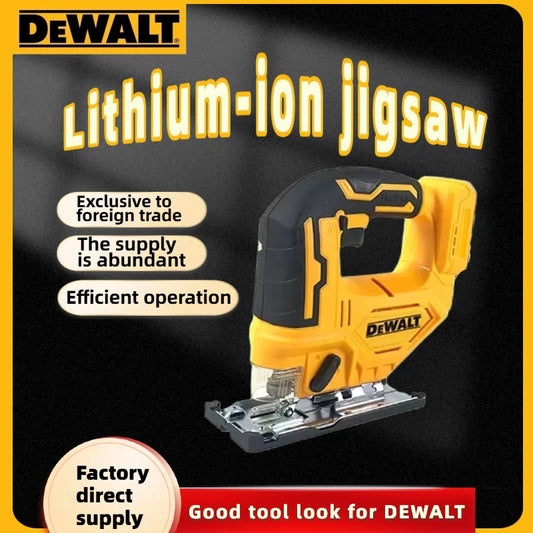 DewaltBrushless Curve Saw 20V Cordless Electric Jig Saw Portable Multifunction Adjustable Woodworking Power Tool（only machine）