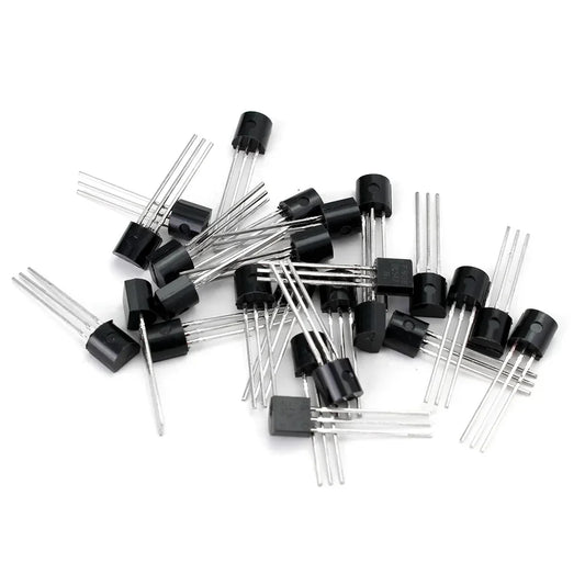 50Pcs/set Electronic Transistors Kit NPN PNP BC547 BC557 Each 25pcs Transistor Kit Bc557 Bc547 Transistor DIY Electronic Kit