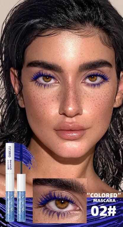 Double Head 2 IN 1 Mascara Silk Fiber Lash Mascara Volume Waterproof Lasting Non-Smudging Thick Thin Curling Mascara Eyes Makeup