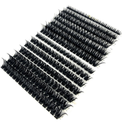 AMSDCN 100/280 clusters 30D 40D 60D 80D curly eyelashes naturally soft DIY makeup false eyelashes