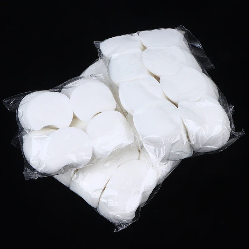 Bulk Pack Disposable Makeup Cotton Pads 60/300/600/1200Pcs Soft Pearl Notched Design Facial Cleansing Remover Pads Cosmetic Tool
