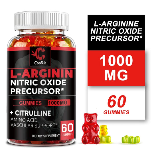 L-Arginine Supplement - Supports Vascular and Heart Health, Boosts Energy, Promotes Muscle Growth and Improves Endurance