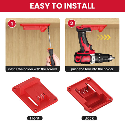 5Packs Tool Holders for Dewalt 20V 12V Drill Tool Mount Fit For Milwaukee M18 Tools