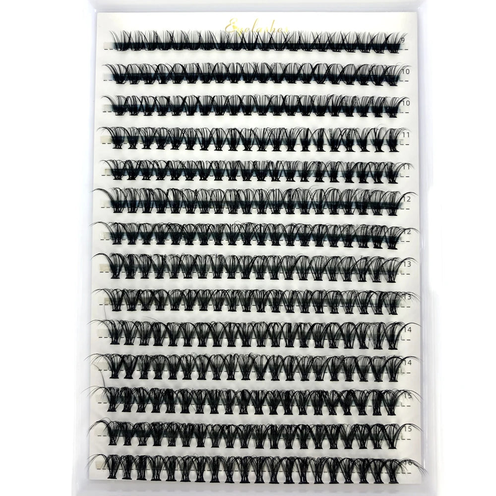 AMSDCN 100/280 clusters 30D 40D 60D 80D curly eyelashes naturally soft DIY makeup false eyelashes