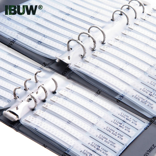 Capacitors Kit SMD Capacitor Sample Book 0201 0402 0603 0805 1206 Assortment Pack DIY