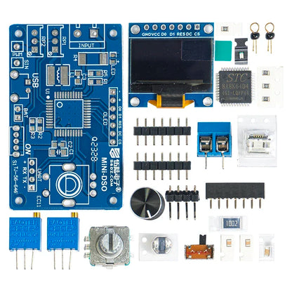 Electronic DIY Mini Digital Oscilloscope Kit STC8K8A Microcontroller Soldering Practice Loose Parts