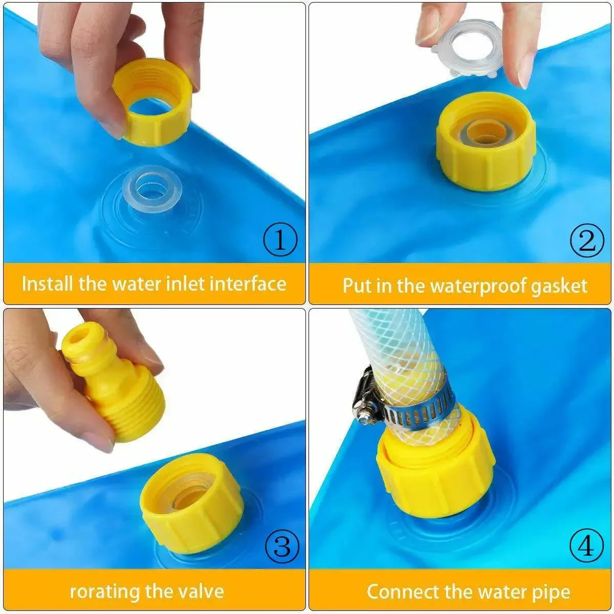 Water Splash Pools Kids Outdoor Funny Toys Children Inflatable Round Sprinkler Mat Yard Water Spray Pad