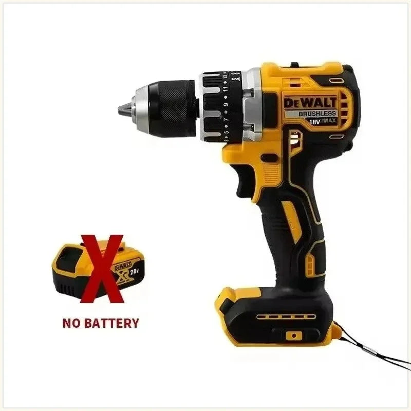 Dewalt Brushless Cordless DCD796 Impact Drill, Multifunctional Rechargeable Electric Screwdriver Power Tools