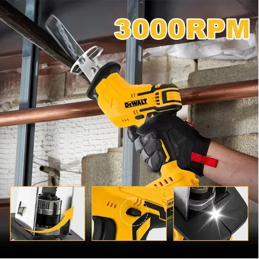 Dewalt 2800RPM Cordless Electric Reciprocating Saw Brushless Multifunctional Metal Wood Pipe Cutting Saw For Dewalt Battery