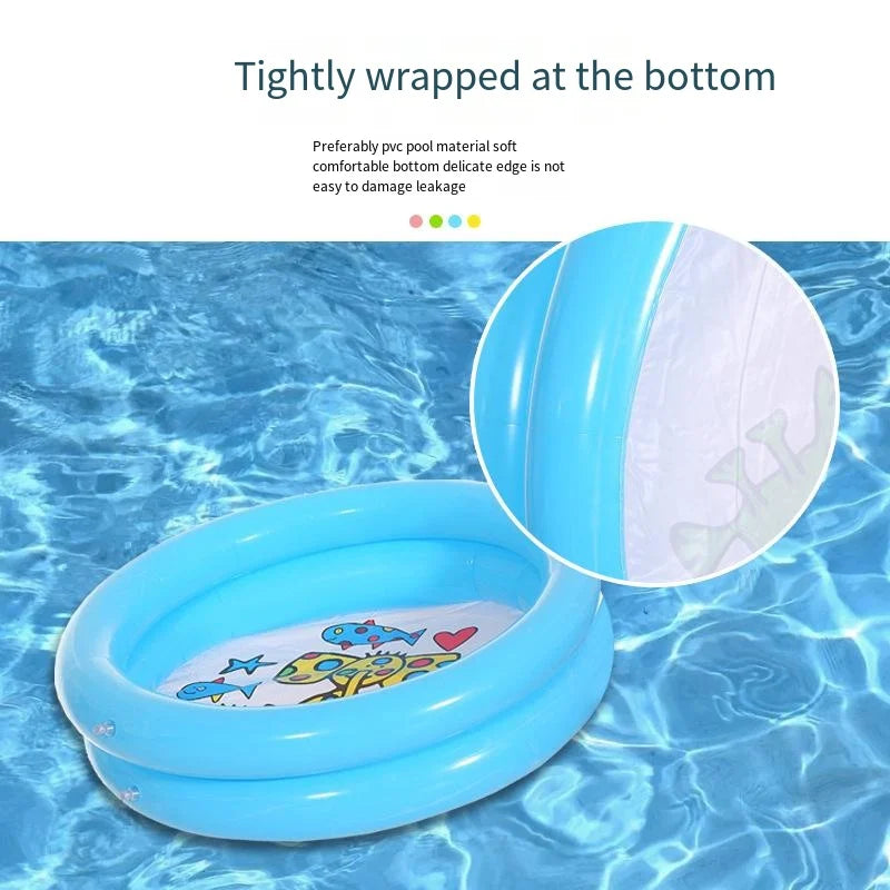 Inflatable Baby Swimming Pool Summer Kids Water Game Play Center Backyard Round Lovely Animal Printed Pool Child Outdoor BathTub