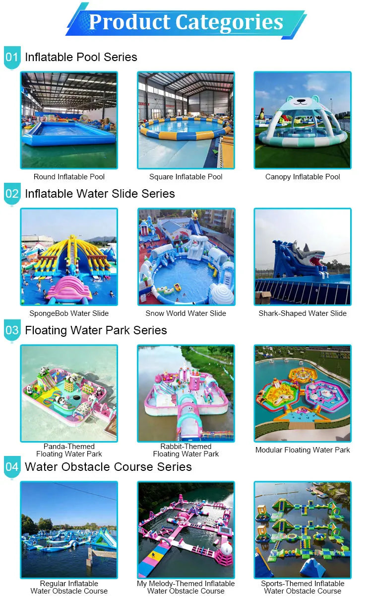 Inflatable Pool Swimming for Kids and Adults Outdoor Inflatable Swimming Pool for Sale Customized Inflatable Pool