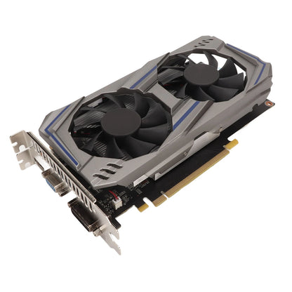 Graphics Card 128BIT GDDR5 PCI Express2.0 Double Fan Desktop PC Computer Discrete Gaming Graphics Card Double Fan Graphics Card