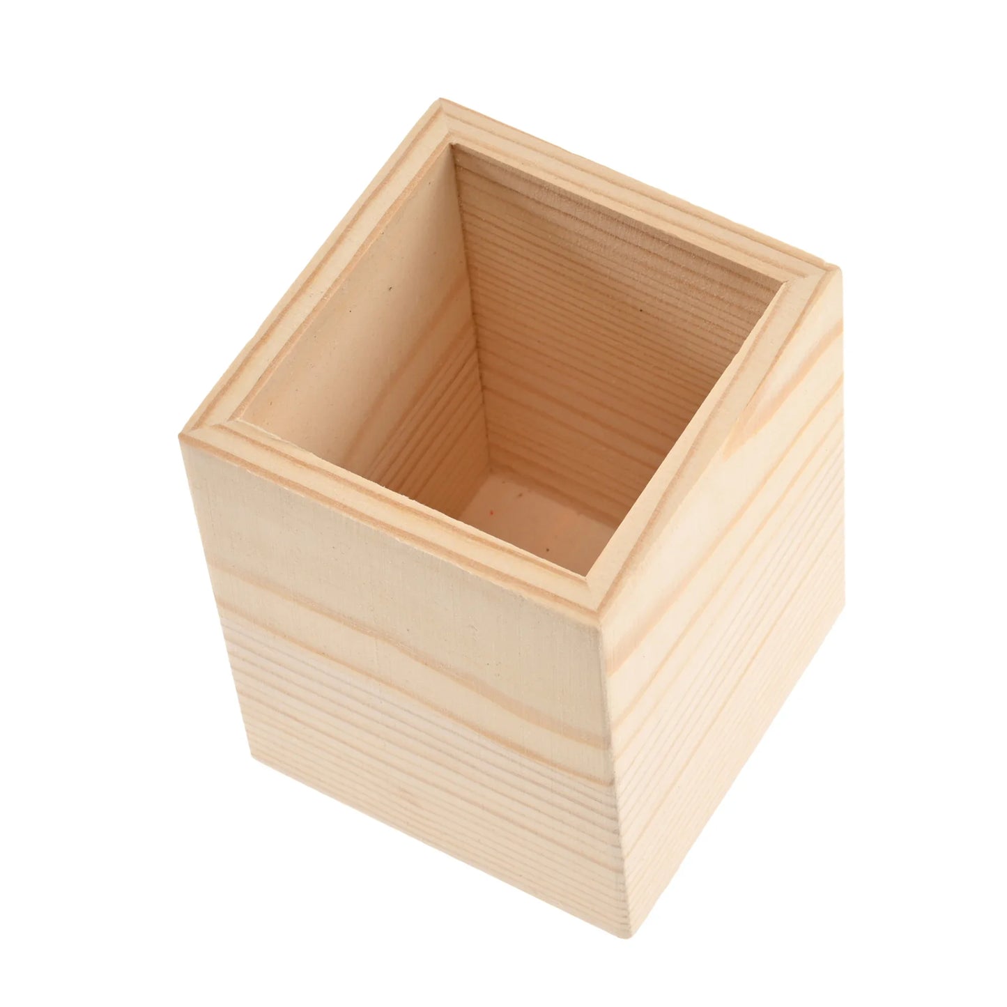 Wooden stationery storage box for pens, pencil cases, office pen holders, makeup brush containers, stationery supplies,