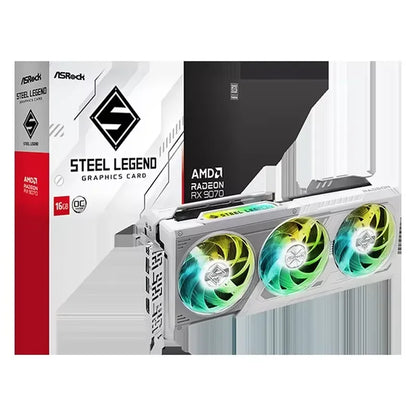 【CHIMU HOME】Radeon RX 9070 XT 16GB GDDR6 Graphics Card Triple Cooling 4K Gaming Video Card for Desktop PC Rendering GPU