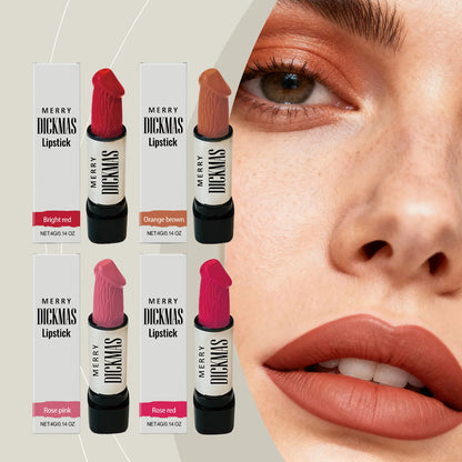 Secret Party Christmas Lipstick Long Lasting Matte Shimmer Silky Smooth Velvet Lipstick High Rendering Women Makeup Cosmetic