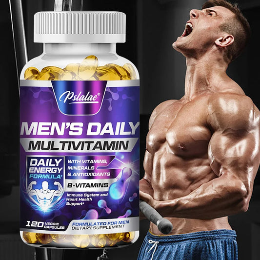 Men's Multivitamin Supplement-Daily Multivitamins and Nutrients To Support A Healthy,Active Lifestyle,Energy,Heart,Brain Health